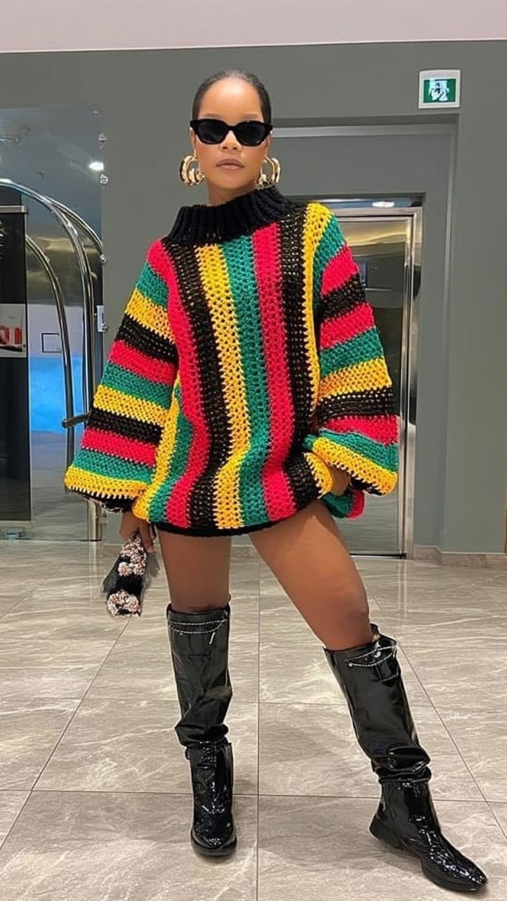 Bold Rastafarian Inspired Sweater
