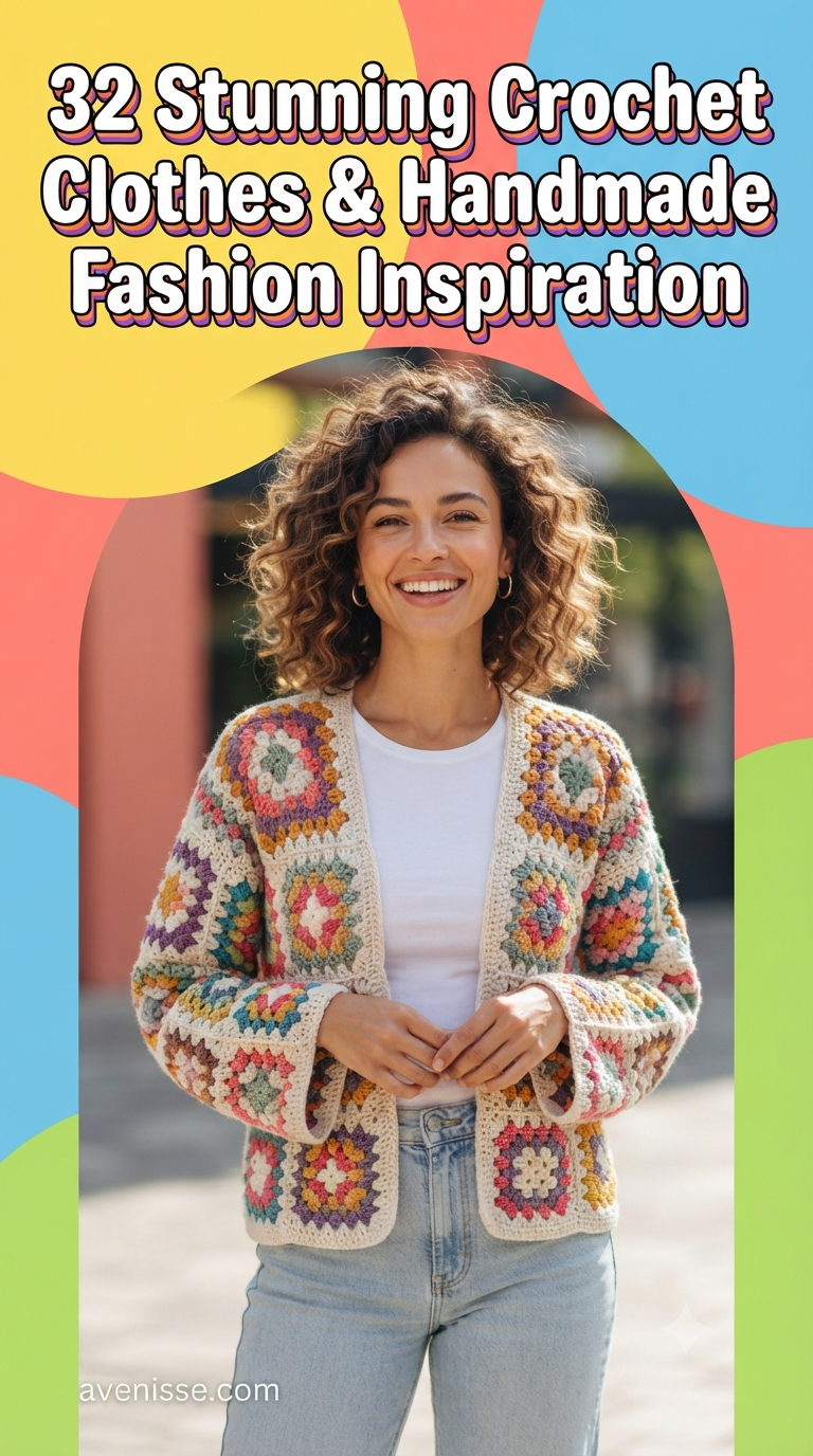 32 Stunning Crochet Clothes & Handmade Fashion Inspiration