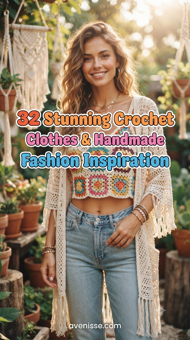 32 Stunning Crochet Clothes & Handmade Fashion Inspiration