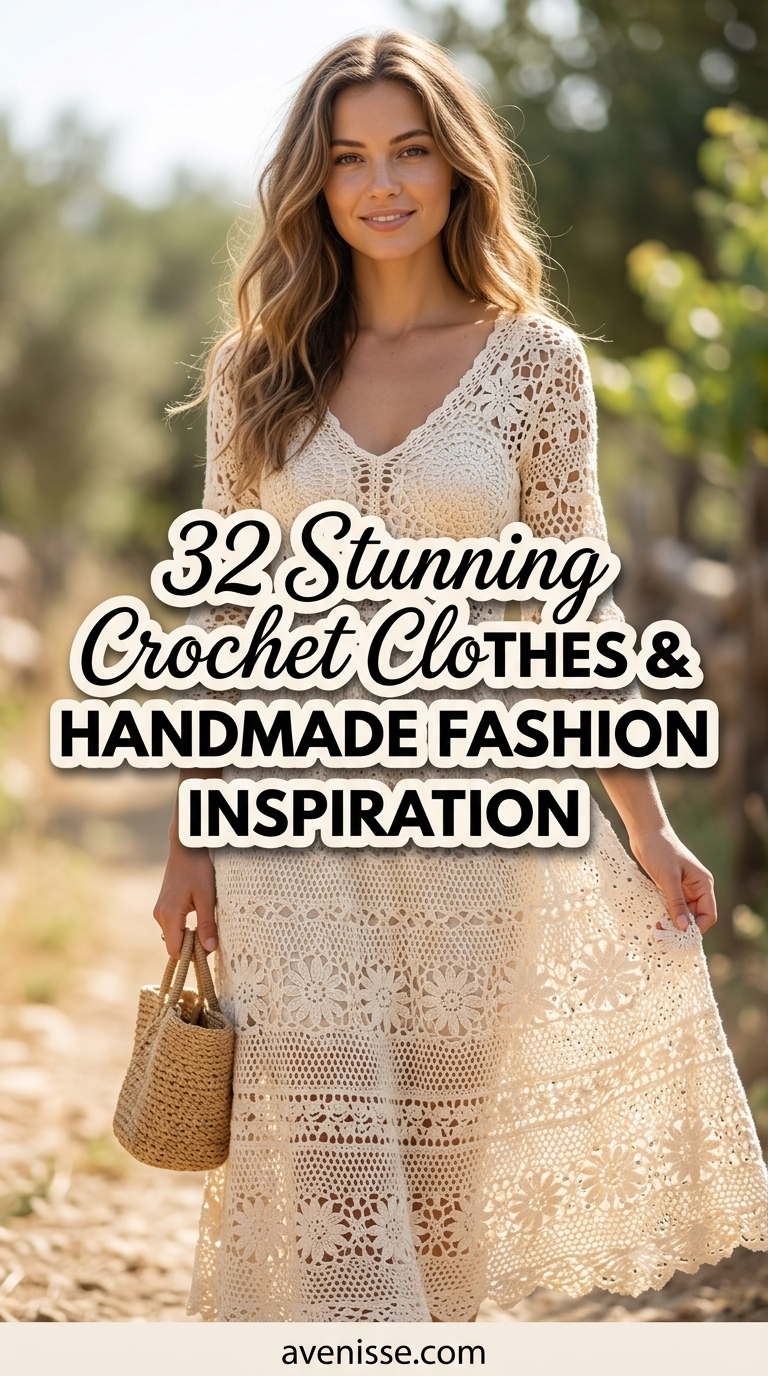 32 Stunning Crochet Clothes & Handmade Fashion Inspiration