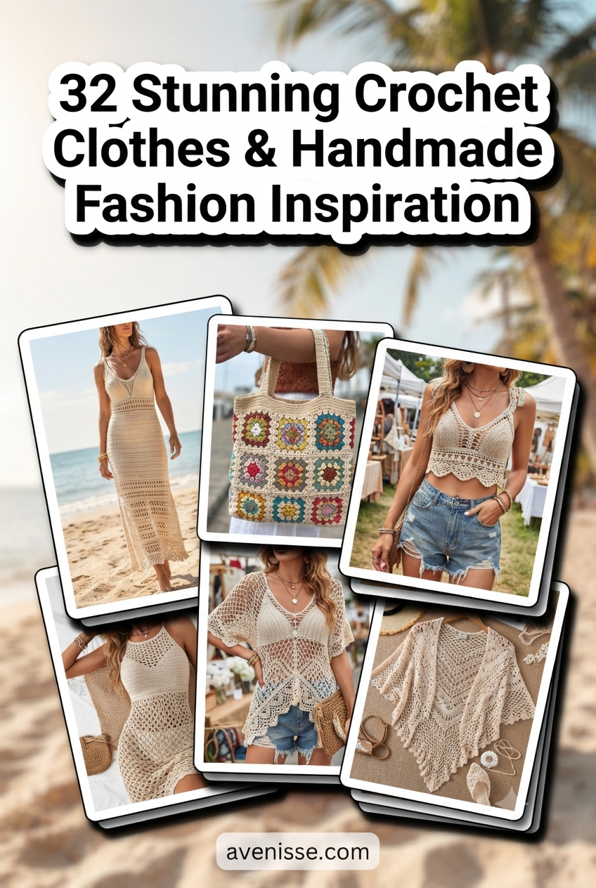 32 Stunning Crochet Clothes & Handmade Fashion Inspiration