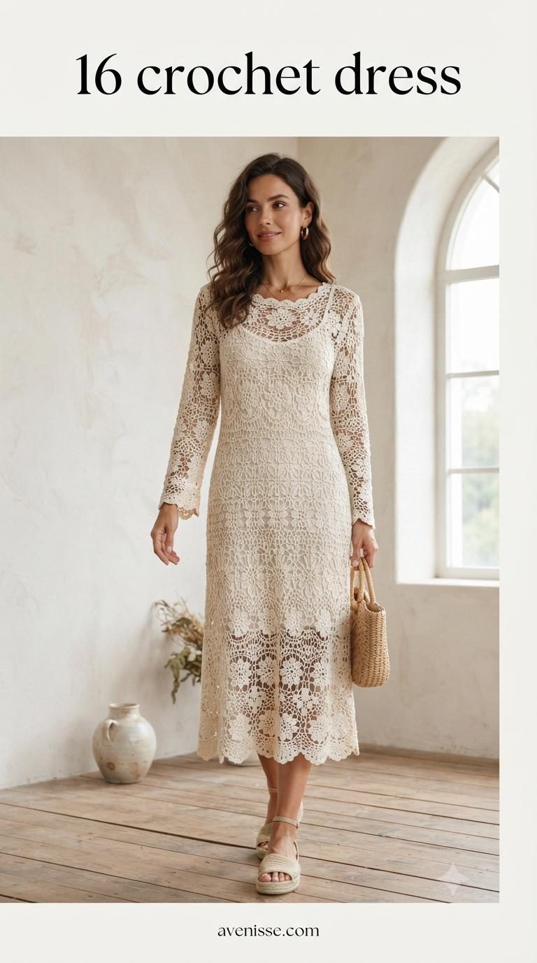 16 crochet dress