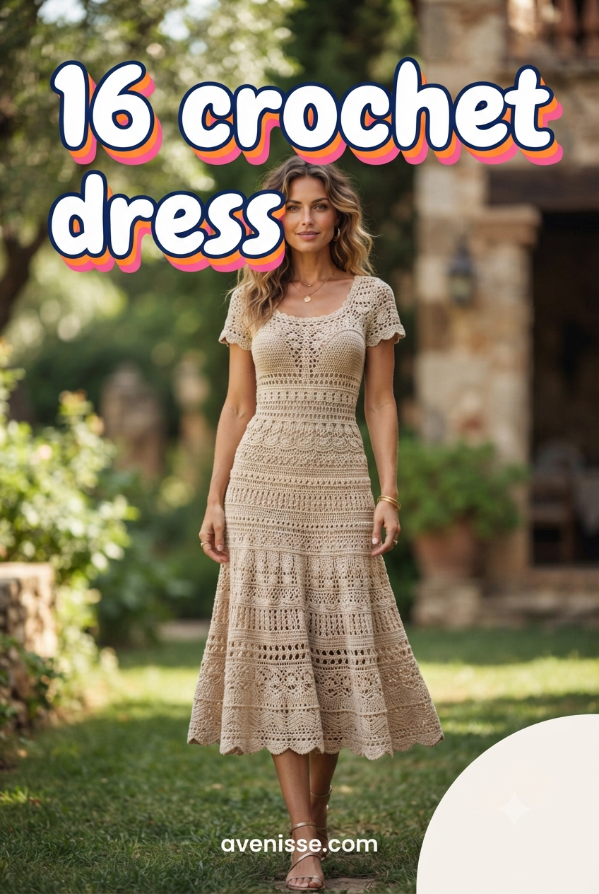 16 crochet dress