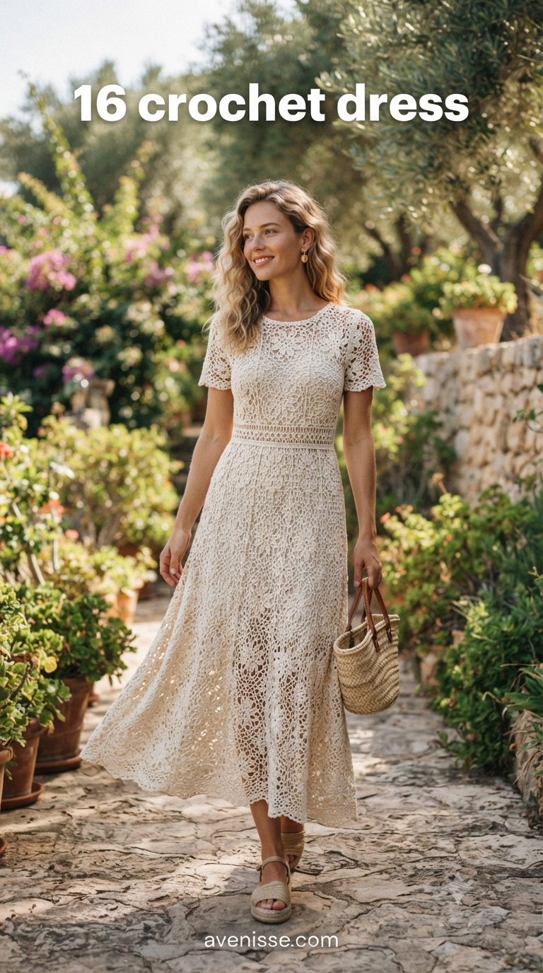 16 crochet dress