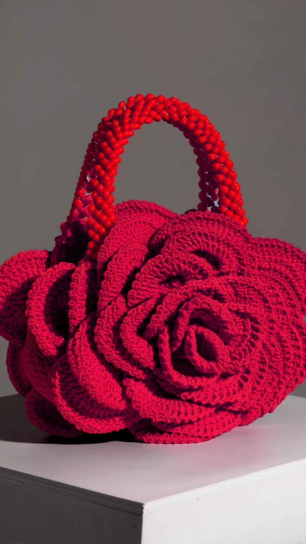 Bold Rose Handbag
