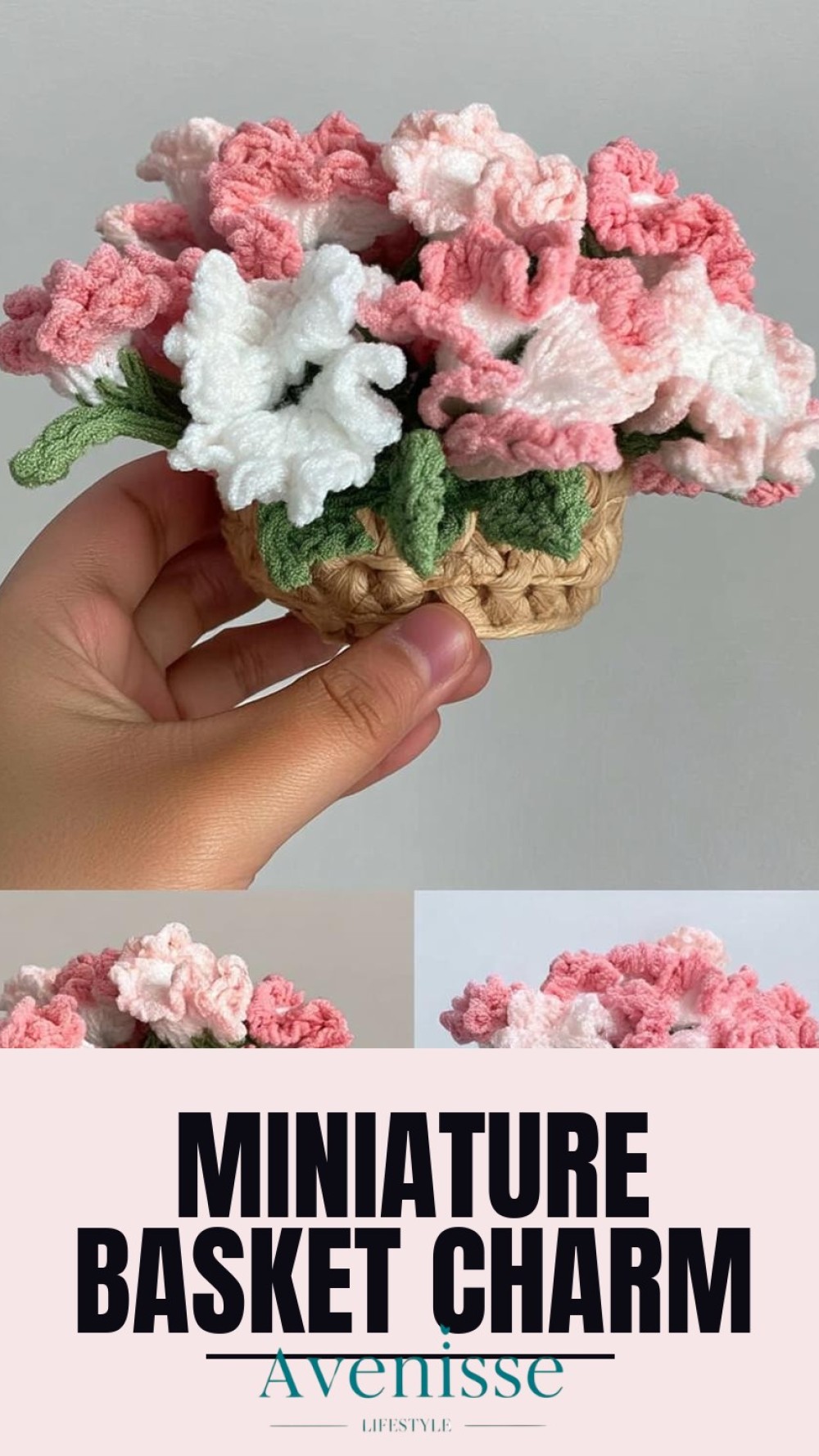 Miniature Basket Charm