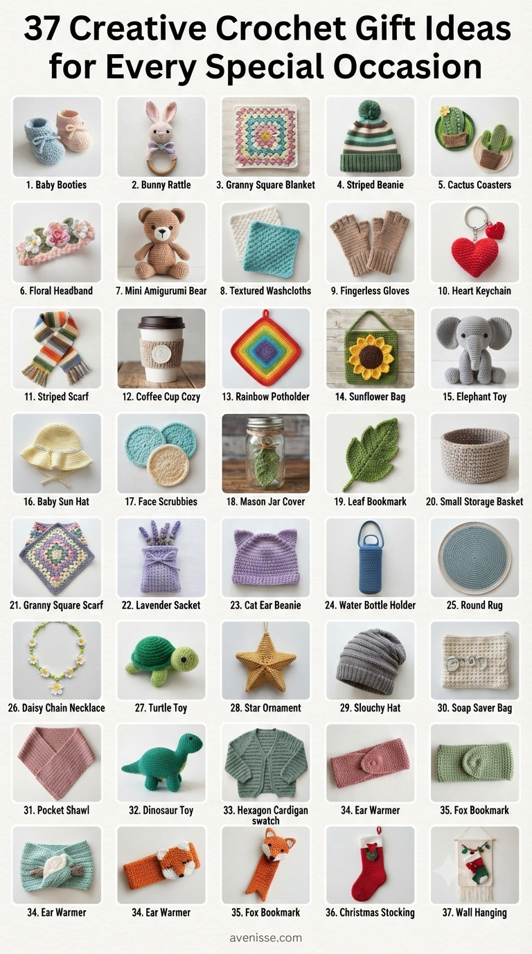 37 Creative Crochet Gift Ideas for Every Special Occasion