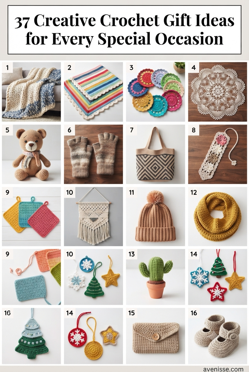 37 Creative Crochet Gift Ideas for Every Special Occasion