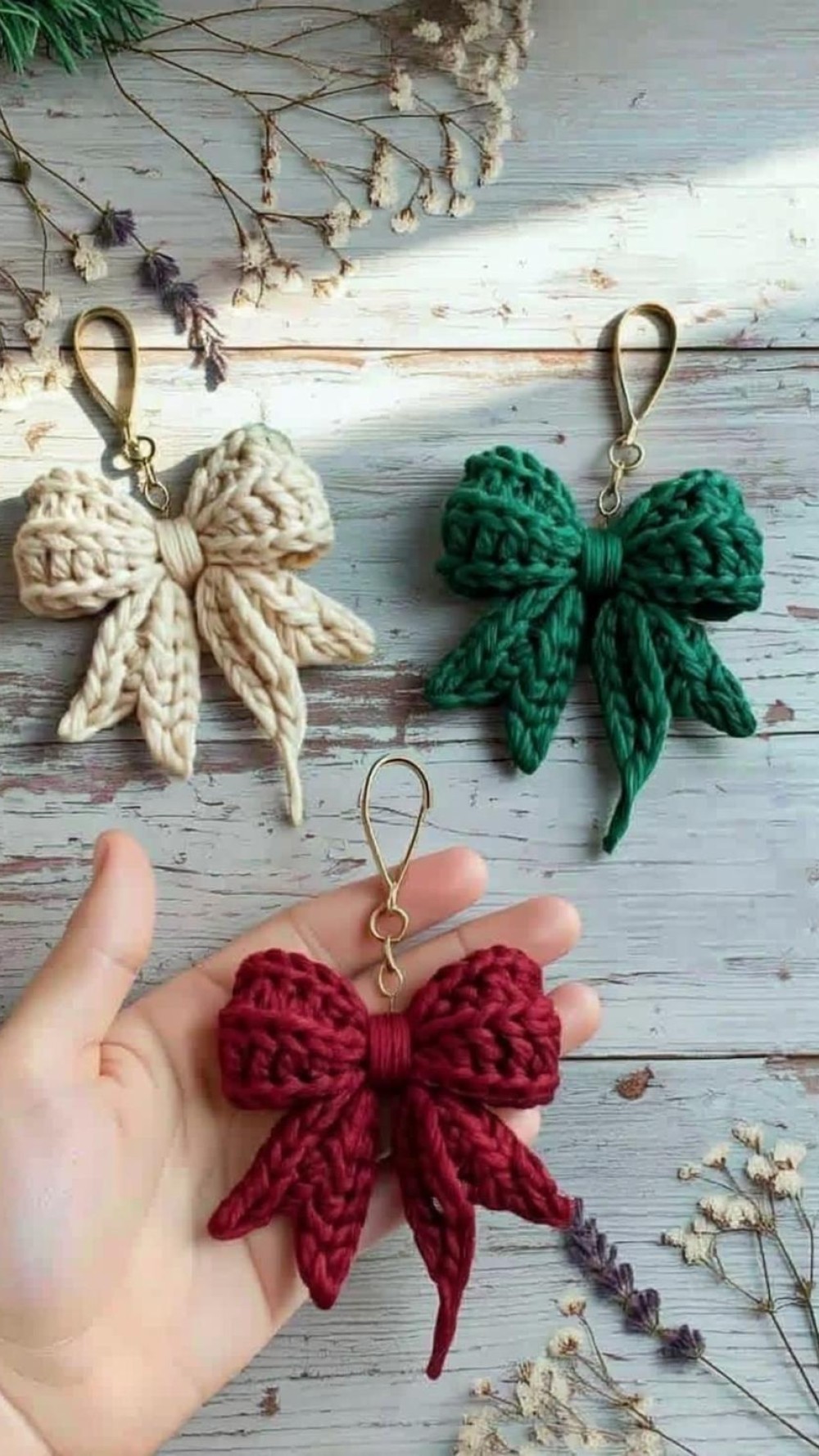 Colorful Bow Keychains