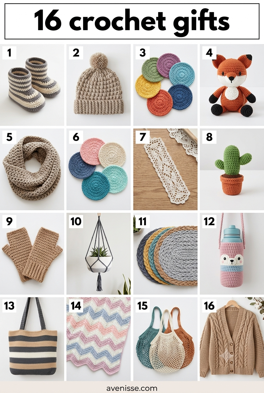 16 crochet gifts