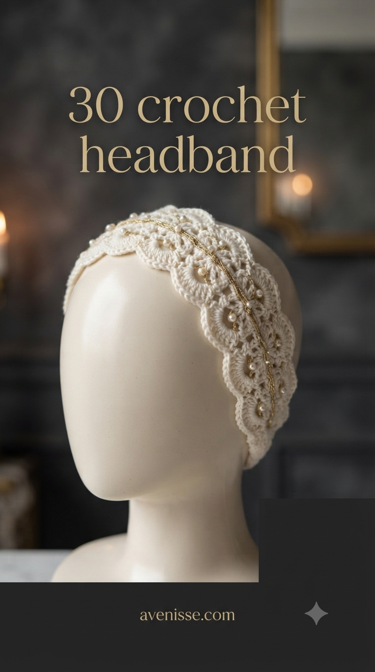 30 crochet headband