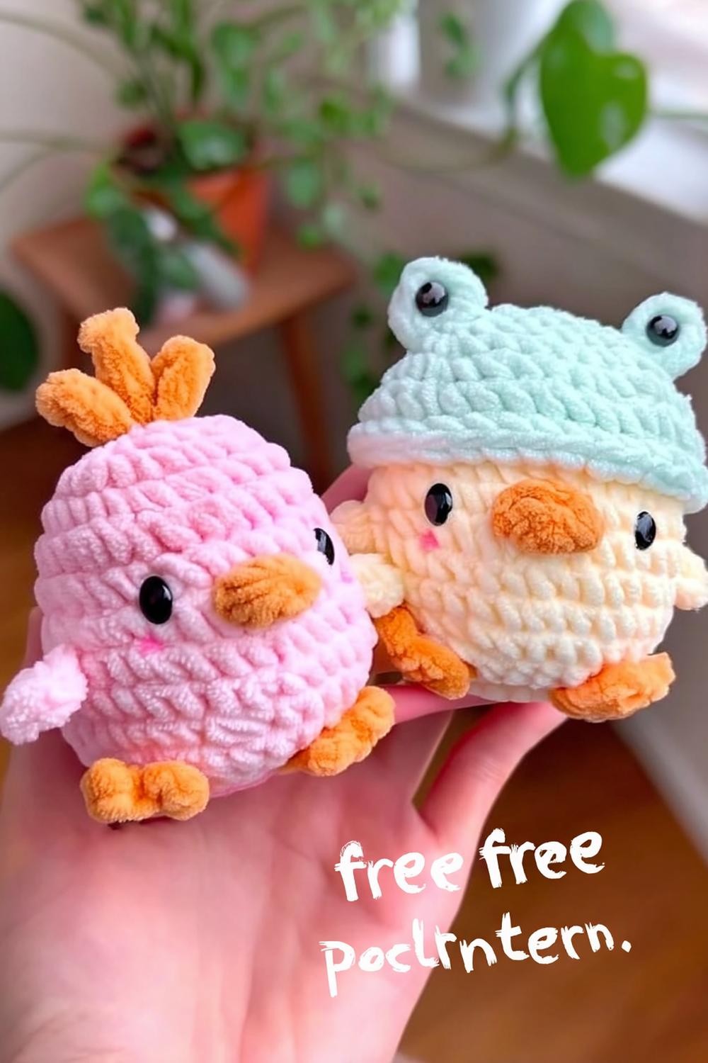 Adorable Amigurumi Ducklings