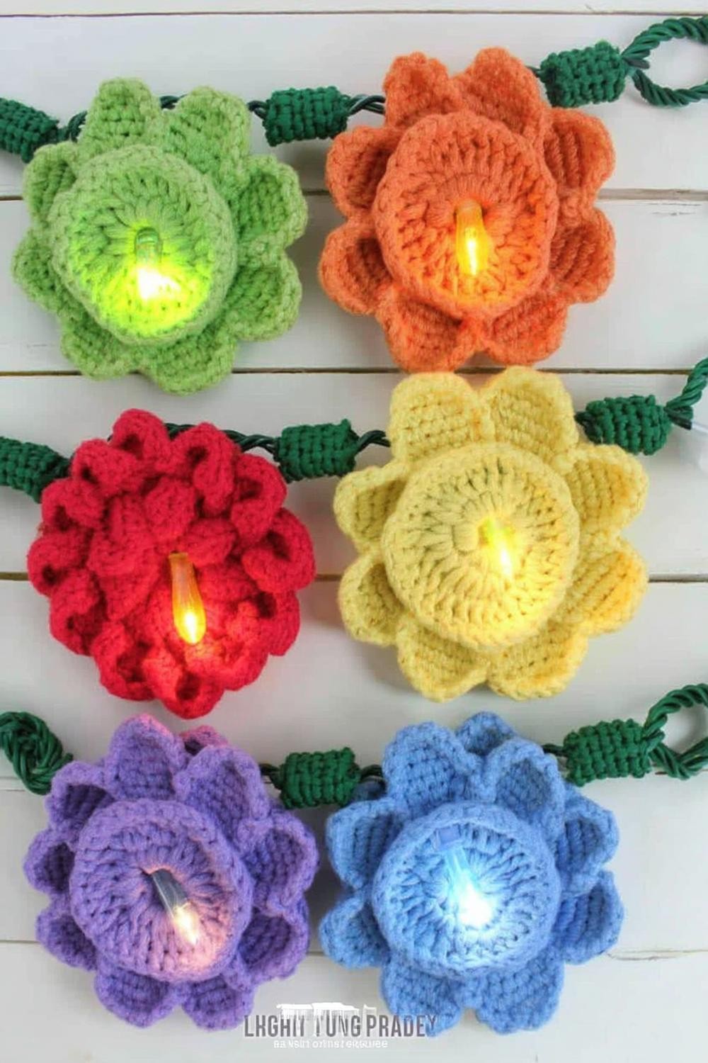 Illuminated Flower Garland