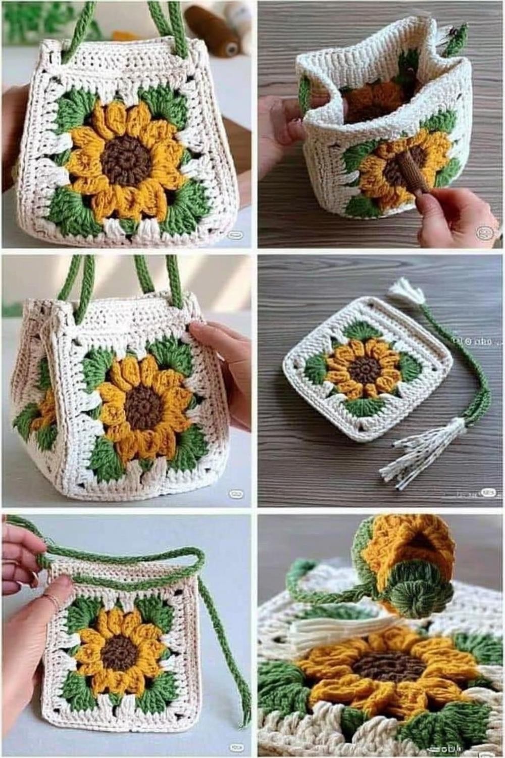 Sunflower Drawstring Bag