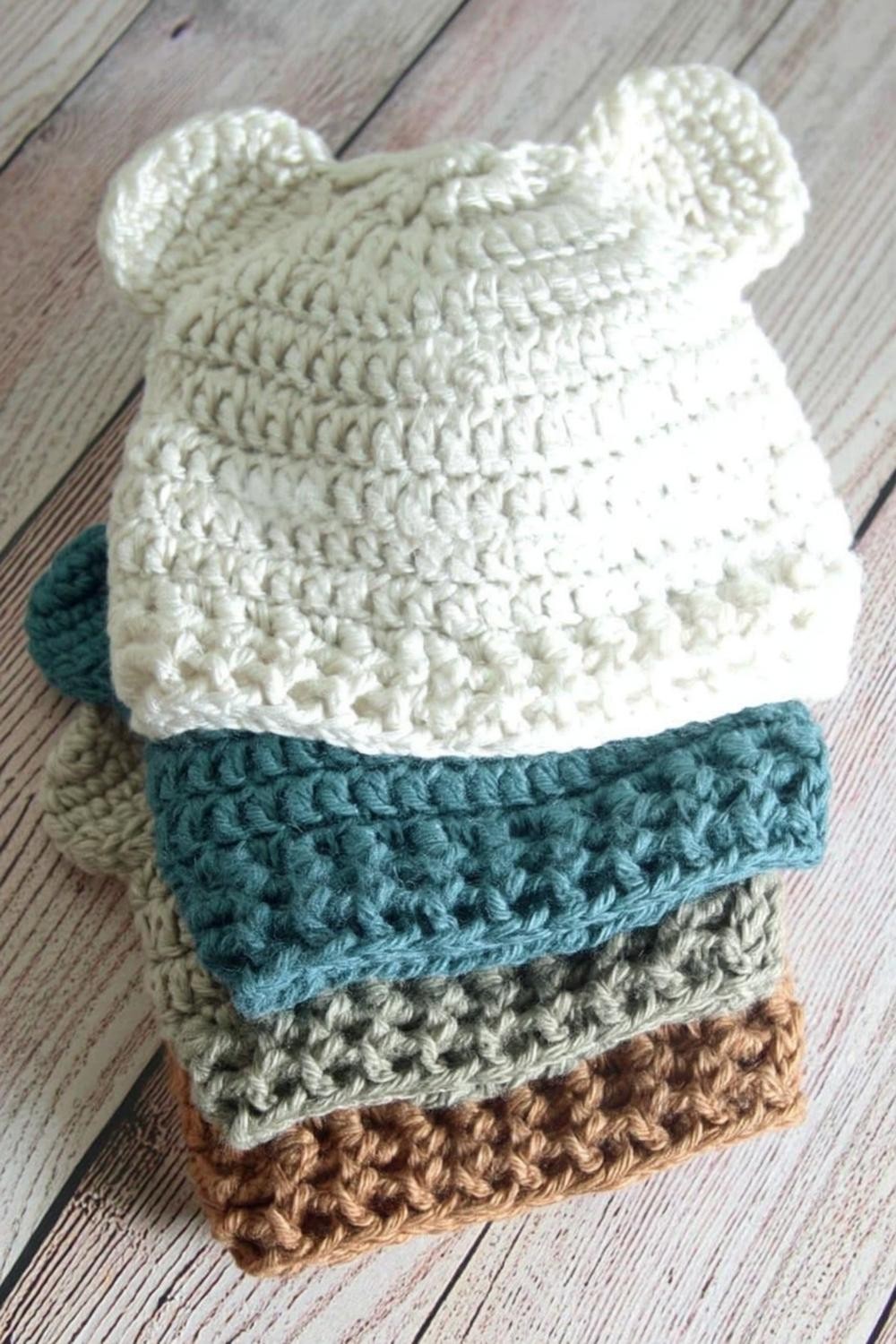 Textured Dishcloths Stack