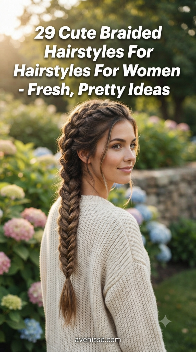 29 Cute Braided Hairstyles For Women - Fresh, Pretty Ideas