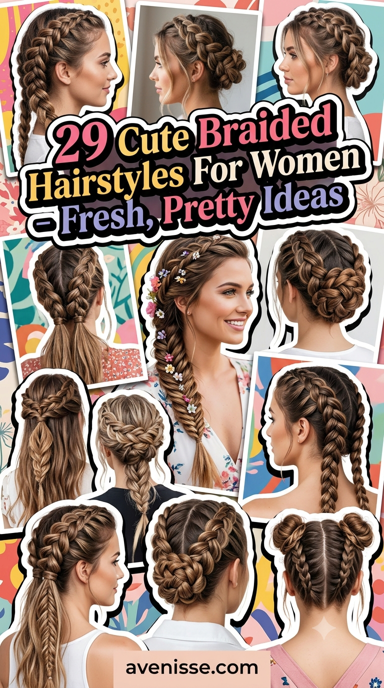 29 Cute Braided Hairstyles For Women - Fresh, Pretty Ideas