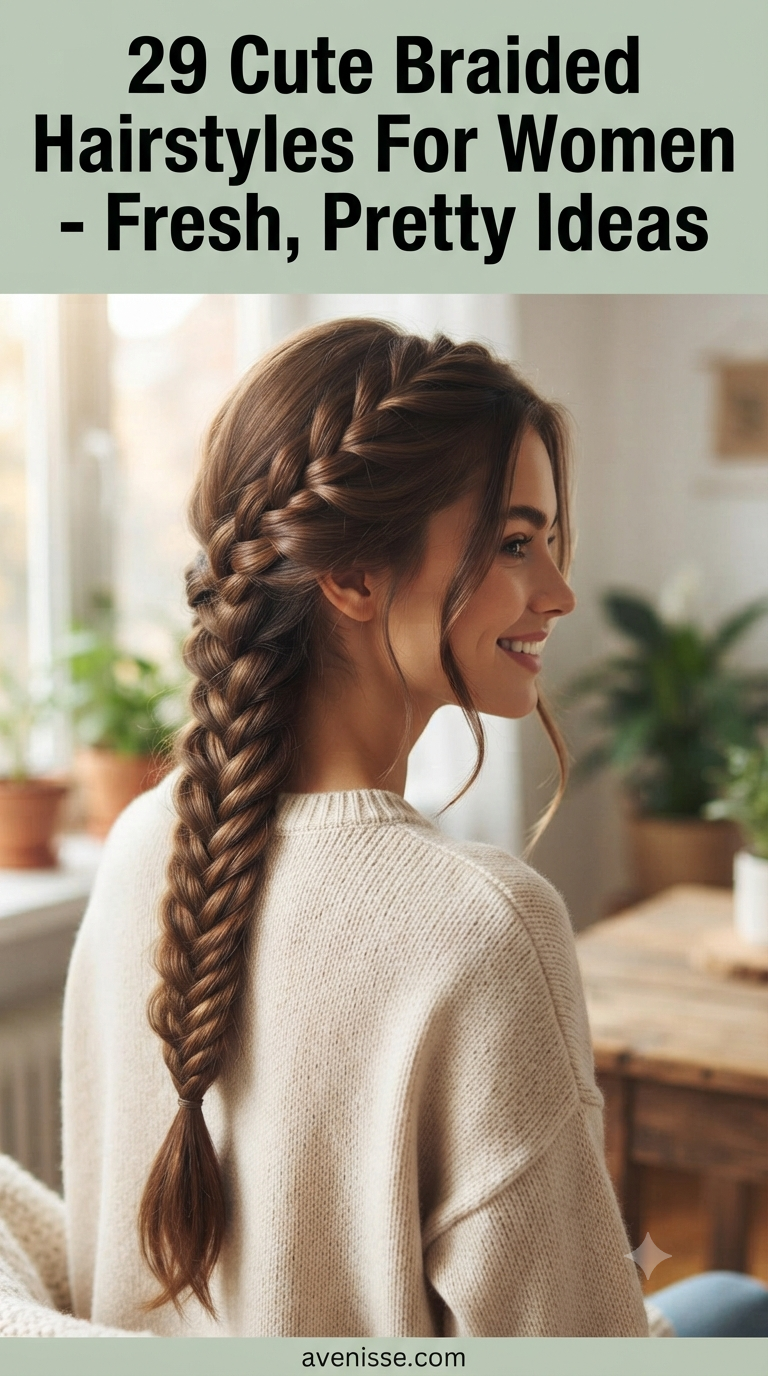 29 Cute Braided Hairstyles For Women - Fresh, Pretty Ideas