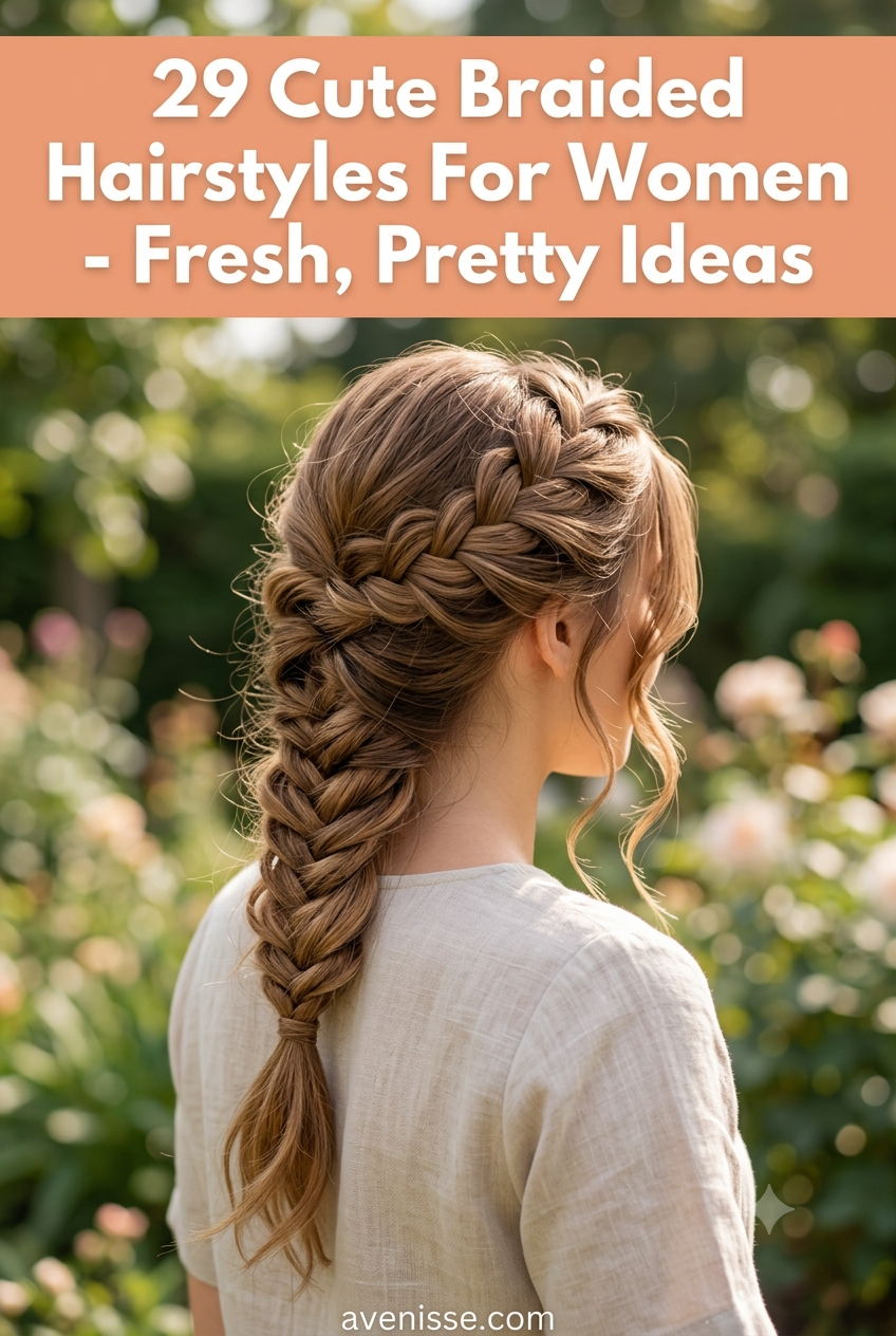 29 Cute Braided Hairstyles For Women - Fresh, Pretty Ideas