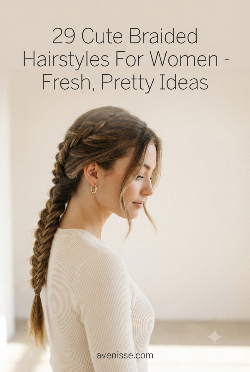 29 Cute Braided Hairstyles For Women - Fresh, Pretty Ideas