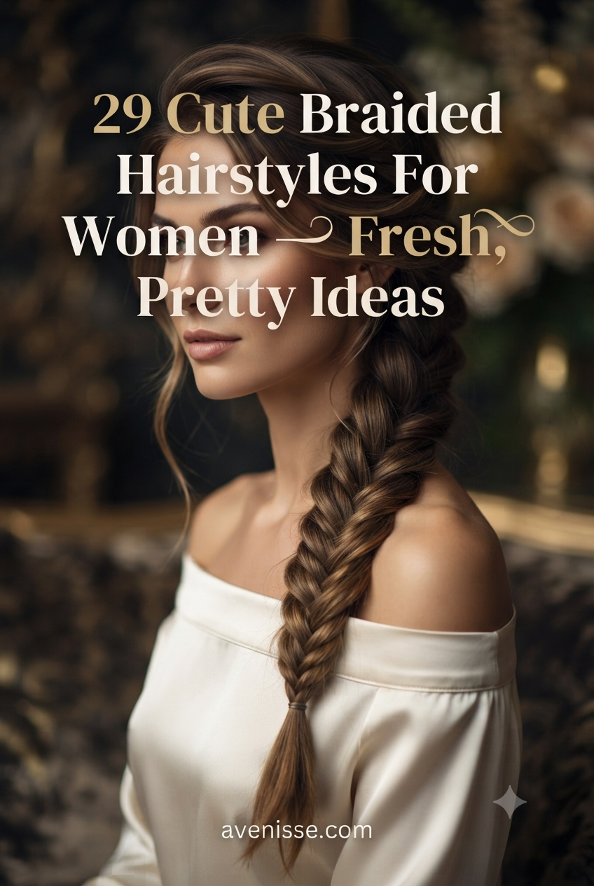 29 Cute Braided Hairstyles For Women - Fresh, Pretty Ideas
