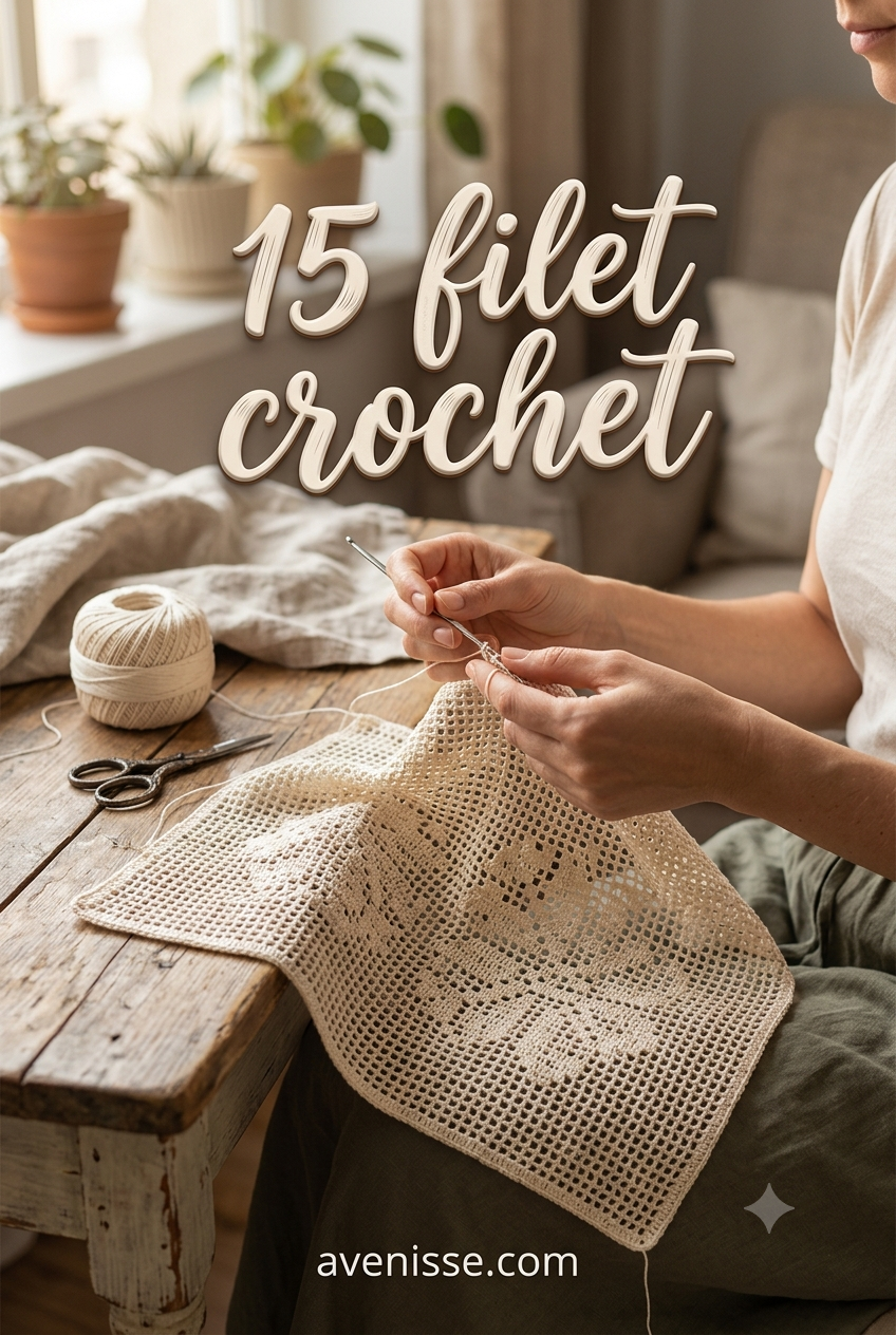 15 filet crochet