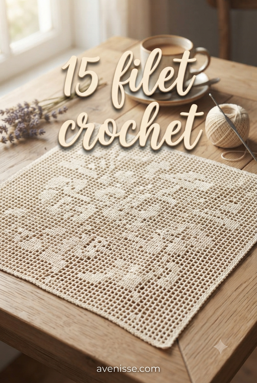15 filet crochet