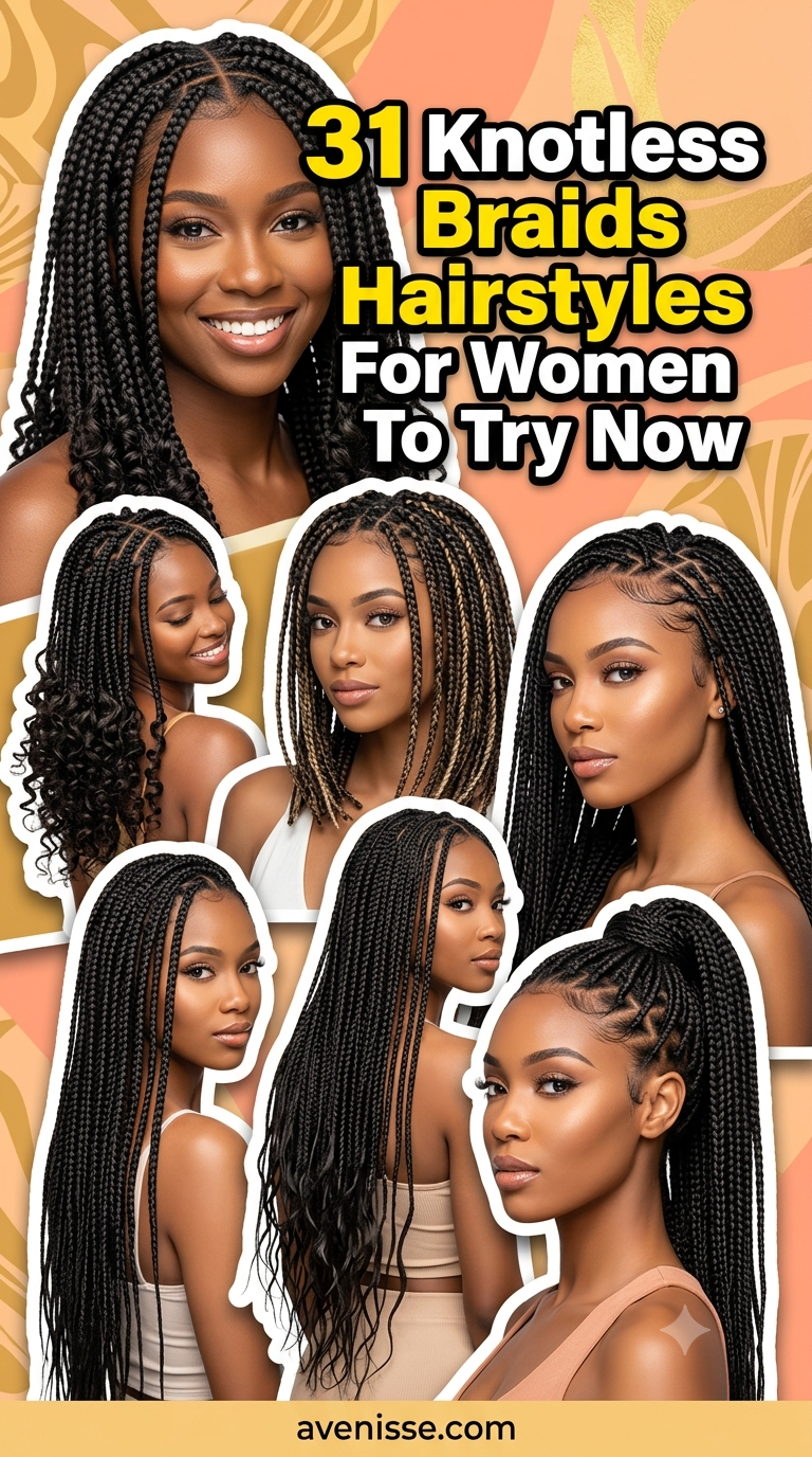 31 Knotless Braids Hairstyles For Women To Try Now
