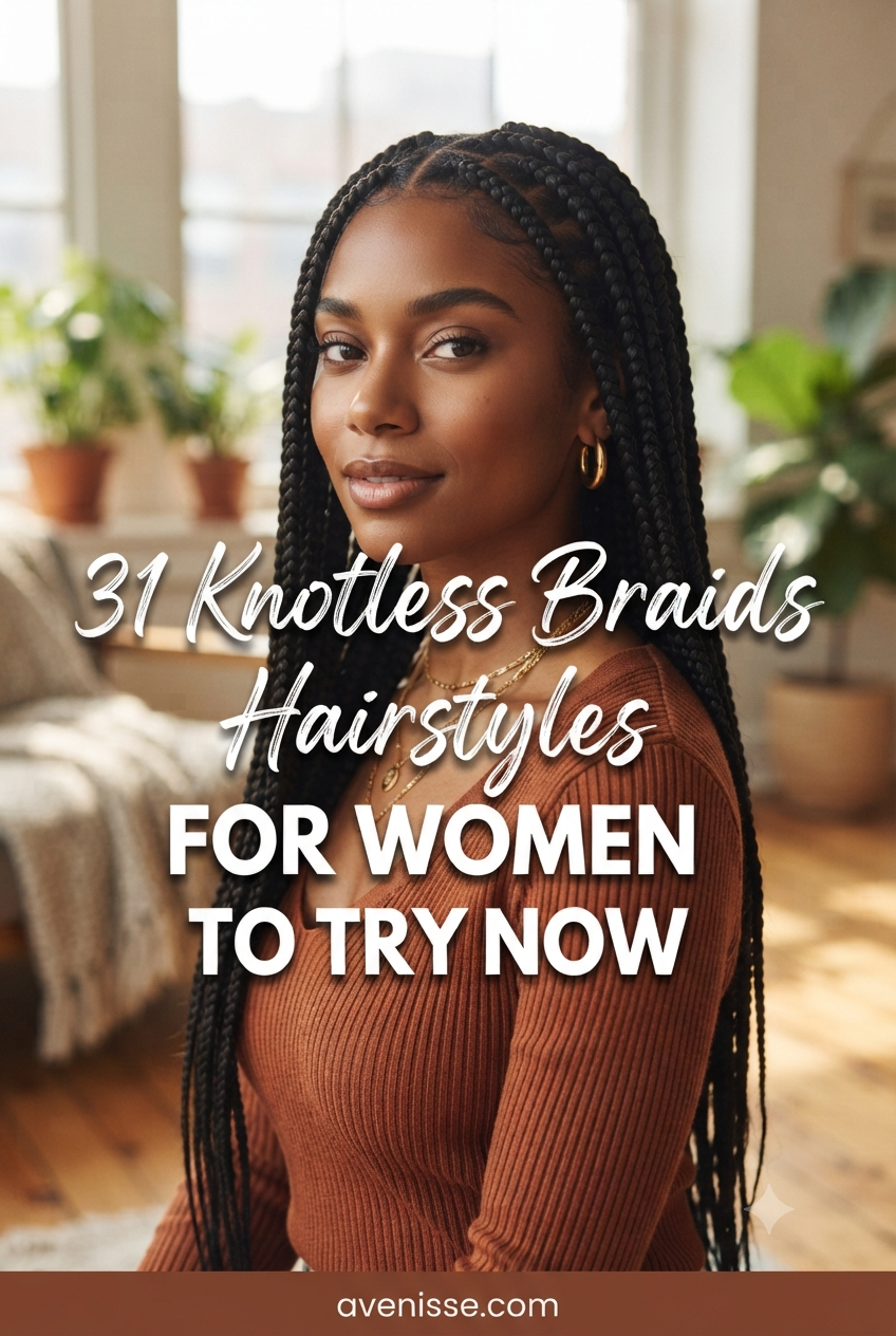 31 Knotless Braids Hairstyles For Women To Try Now