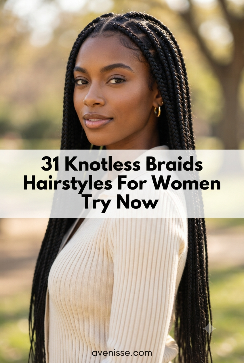 31 Knotless Braids Hairstyles For Women To Try Now