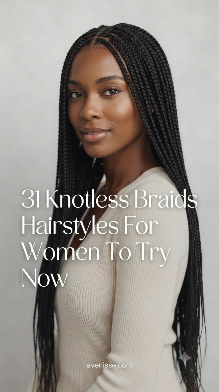31 Knotless Braids Hairstyles For Women To Try Now