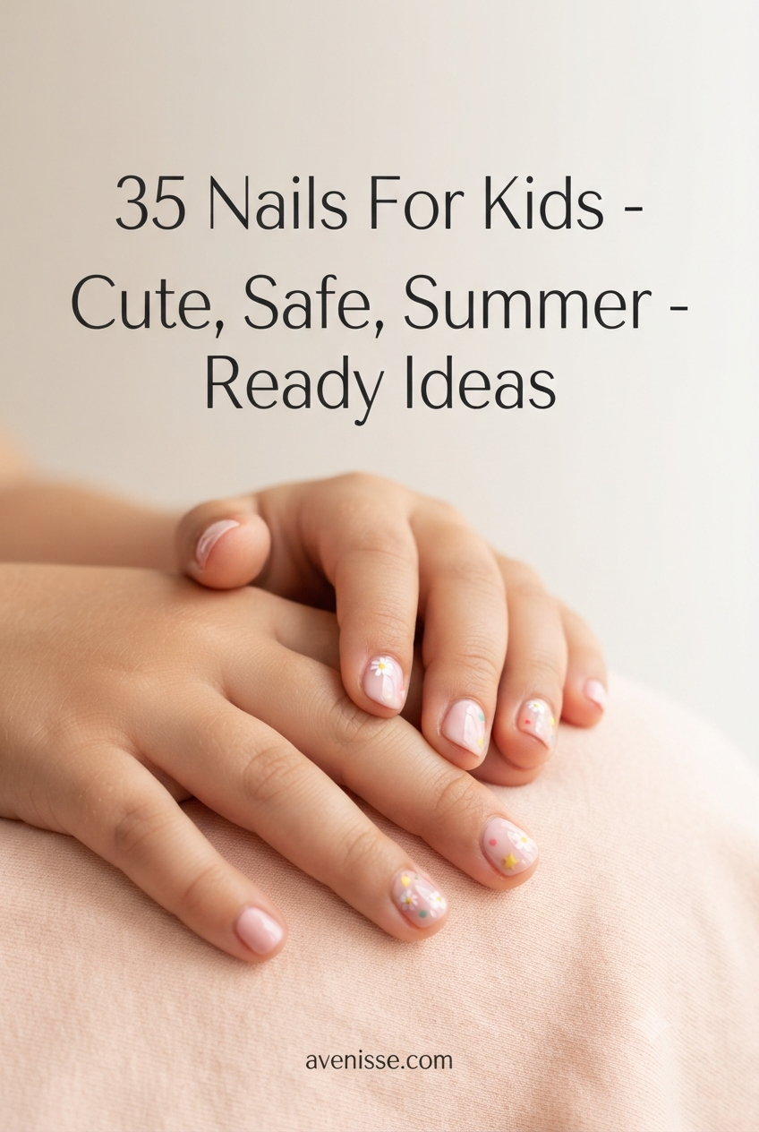 35 Nails For Kids - Cute, Safe, Summer - Ready Ideas