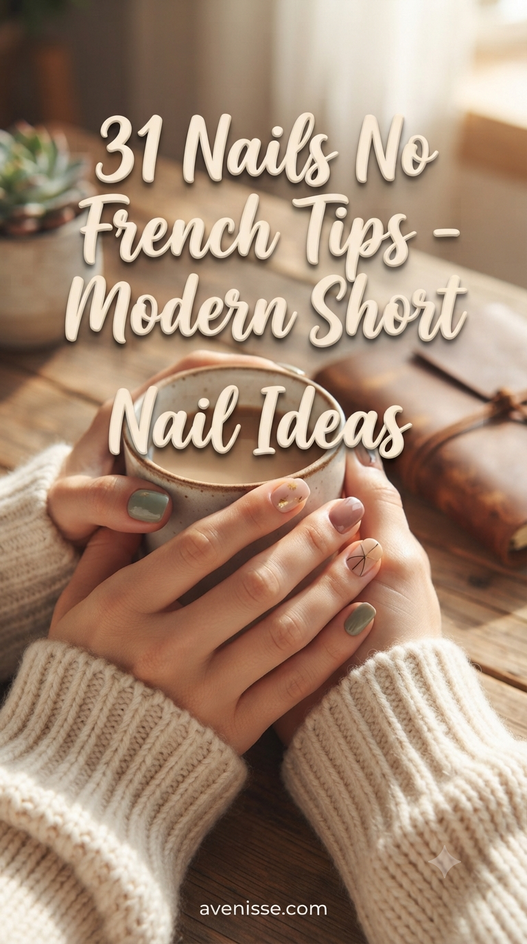 31 Nails No French Tips - Modern Short Nail Ideas