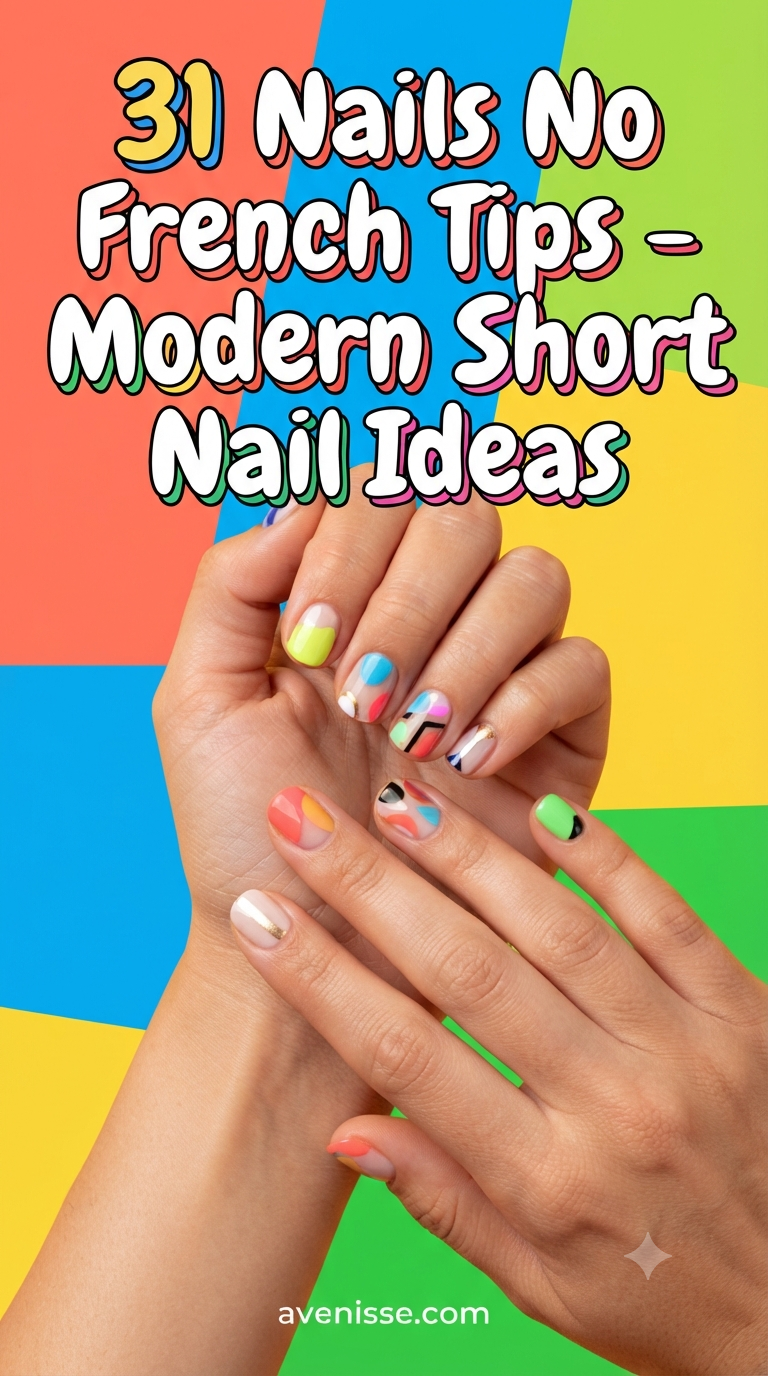 31 Nails No French Tips - Modern Short Nail Ideas