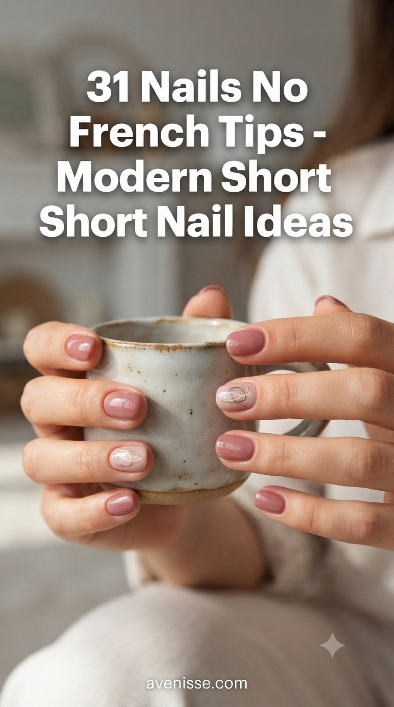 31 Nails No French Tips - Modern Short Nail Ideas