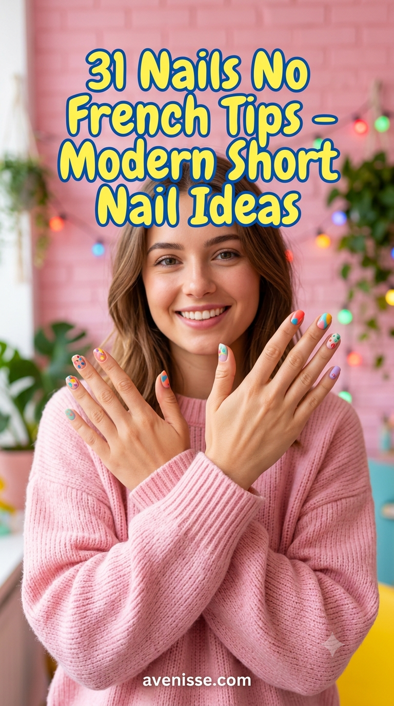 31 Nails No French Tips - Modern Short Nail Ideas