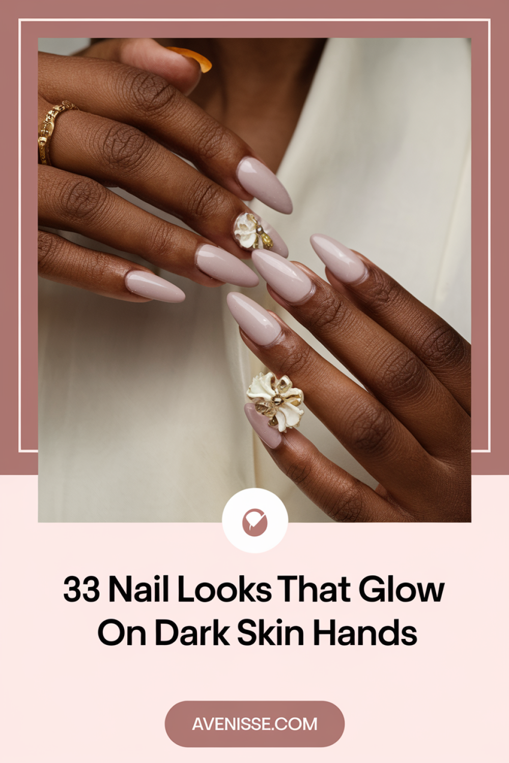 33 Nail Looks That Glow On Dark Skin Hands