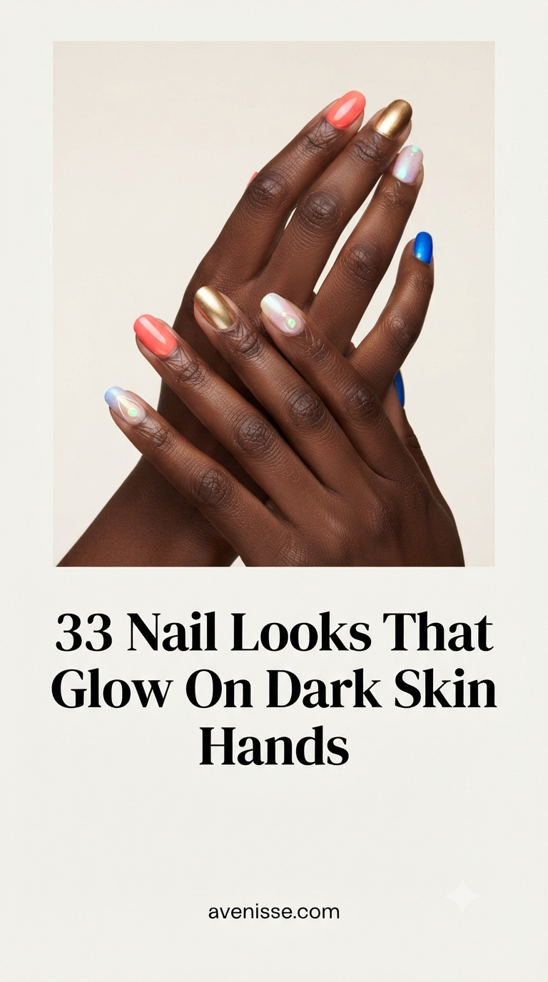 33 Nail Looks That Glow On Dark Skin Hands