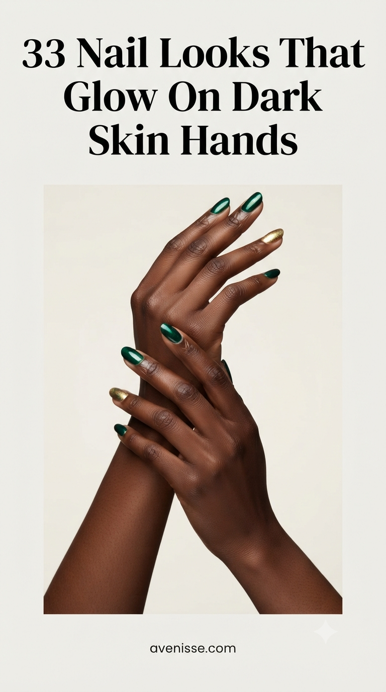 33 Nail Looks That Glow On Dark Skin Hands