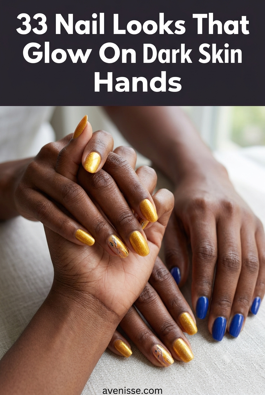 33 Nail Looks That Glow On Dark Skin Hands