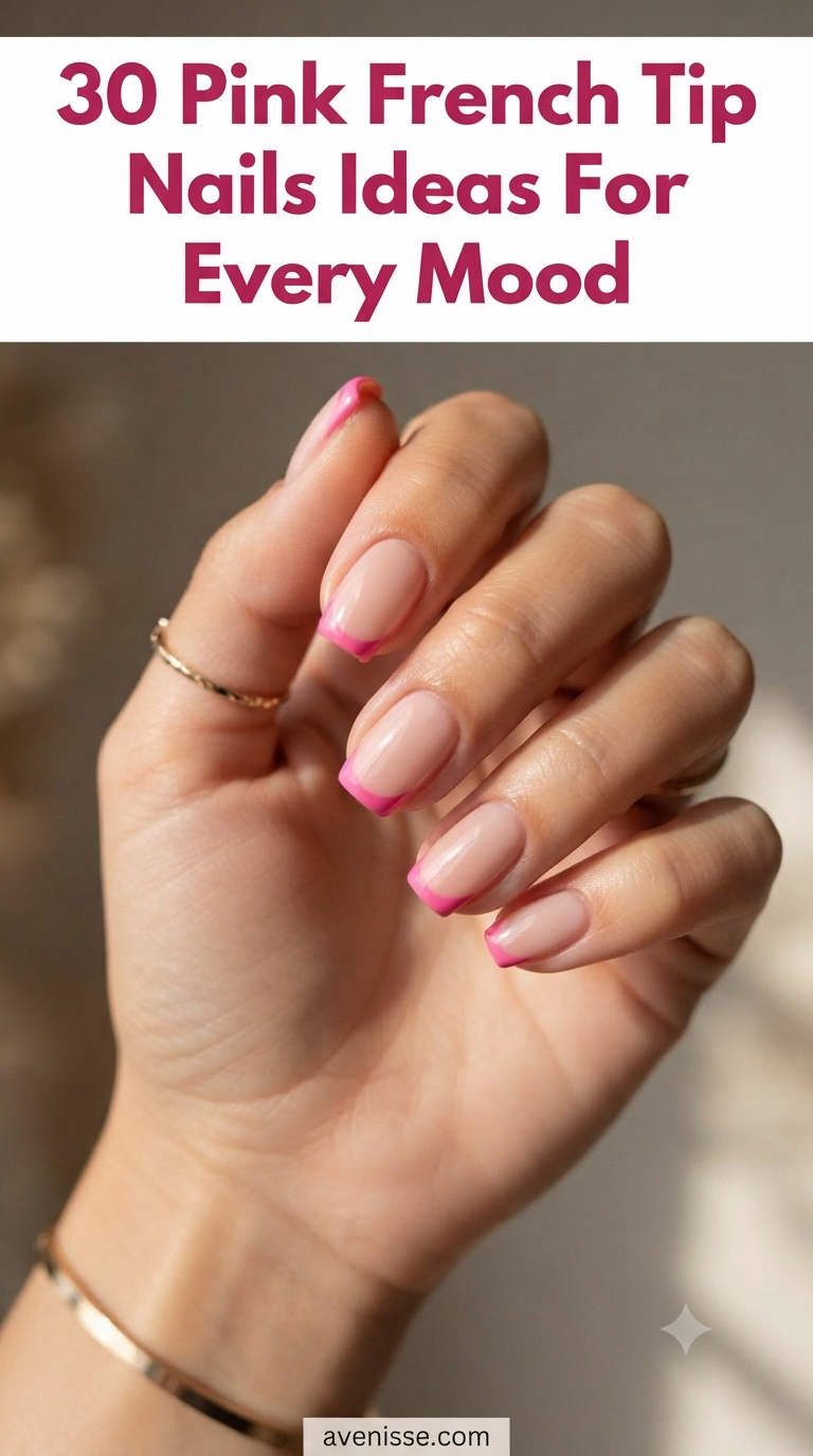 30 Pink French Tip Nails Ideas For Every Mood