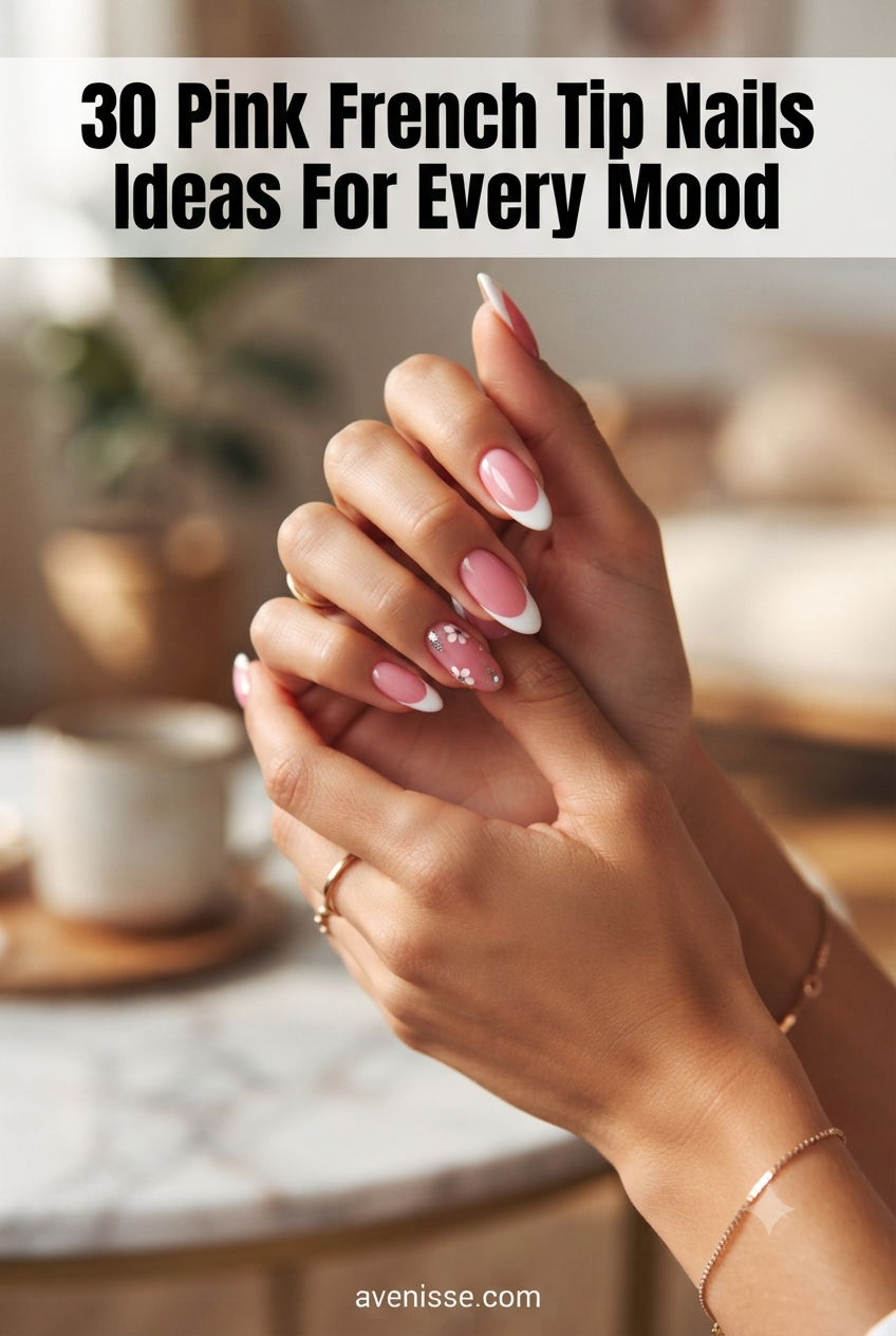 30 Pink French Tip Nails Ideas For Every Mood