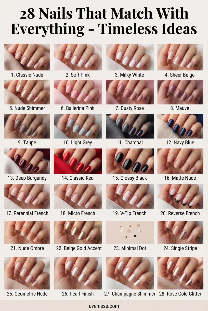 28 Nails That Match With Everything - Timeless Ideas