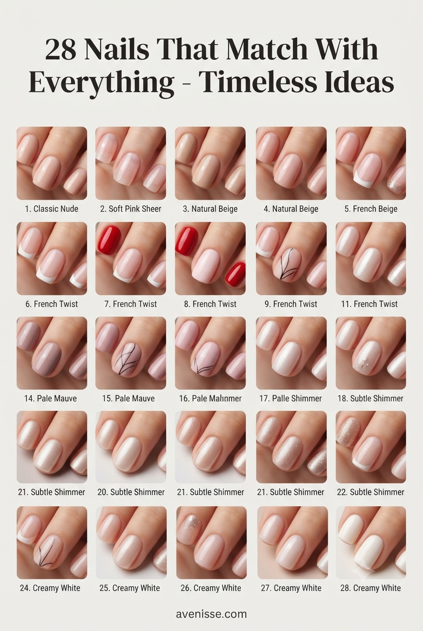 28 Nails That Match With Everything - Timeless Ideas