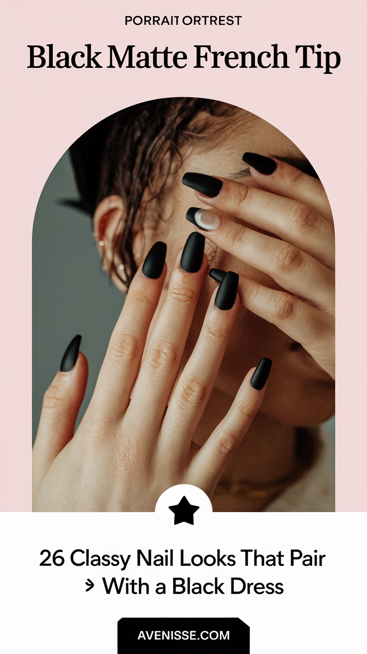 26 Classy Nail Looks That Pair With A Black Dress