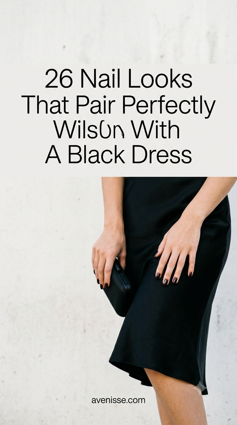 26 Nail Looks That Pair Perfectly With A Black Dress