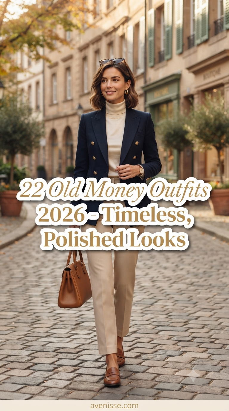 22 Old Money Outfits 2026 - Timeless, Polished Looks