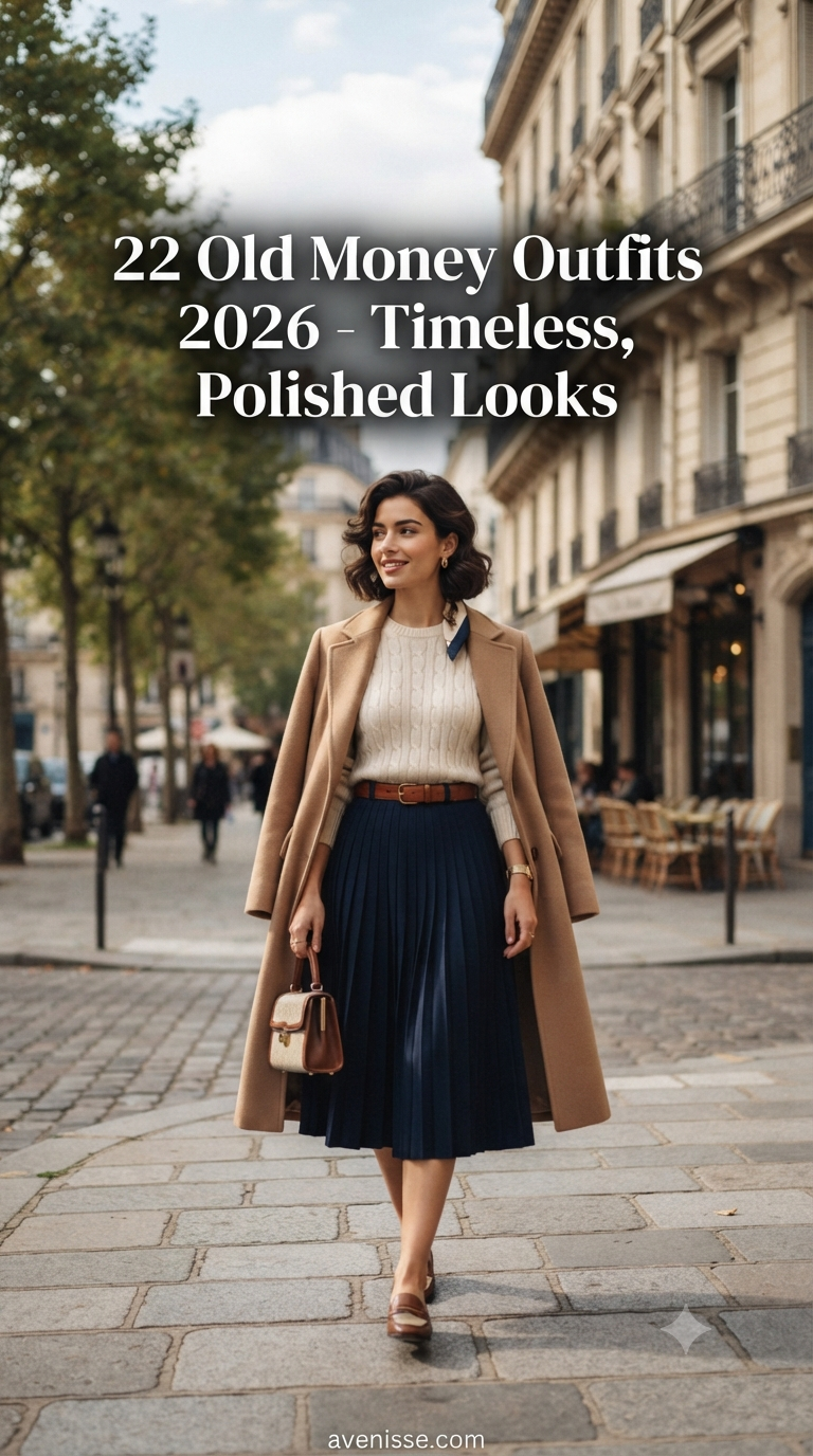 22 Old Money Outfits 2026 - Timeless, Polished Looks