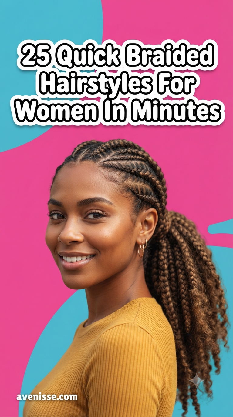 25 Quick Braided Hairstyles For Women In Minutes