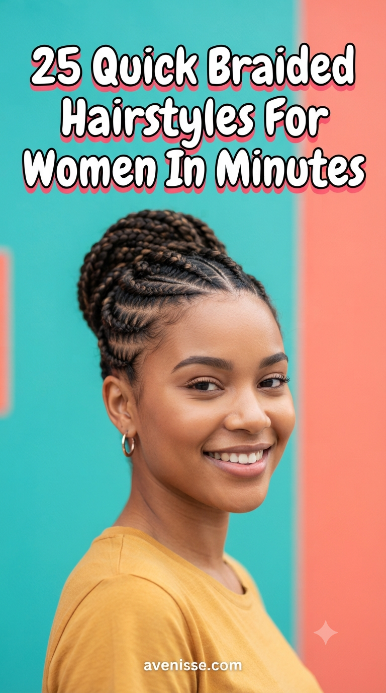 25 Quick Braided Hairstyles For Women In Minutes